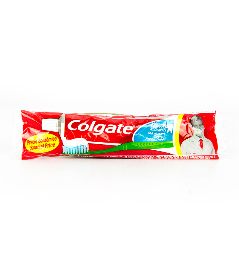 Kit Portátil Colgate Cepillo + Pasta Dental Paquete