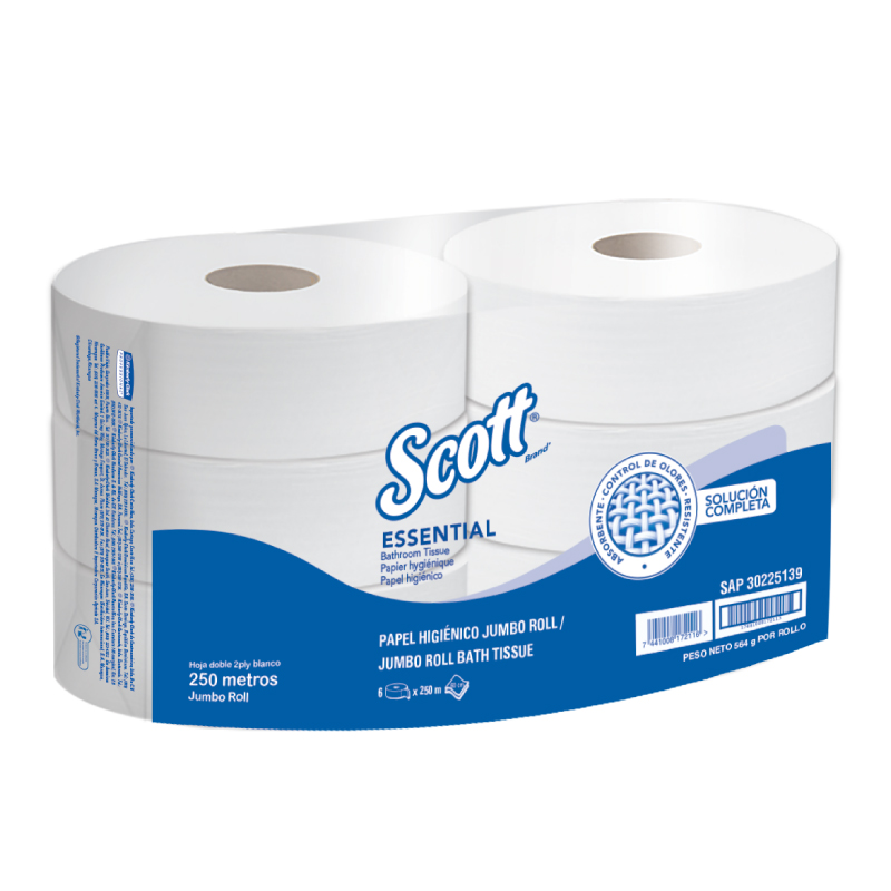 Scott® Basic Papel Higiénico en Rollo 30243341 - Hoja Doble - 25m